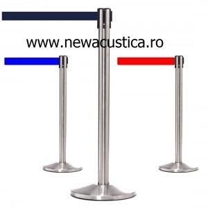 Stalpi delimitare - ghidare cu banda retractabila